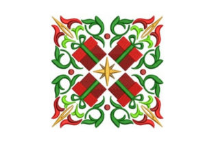 Gift Quilt Block: A Festive, Flexible Holiday Embroidery Design