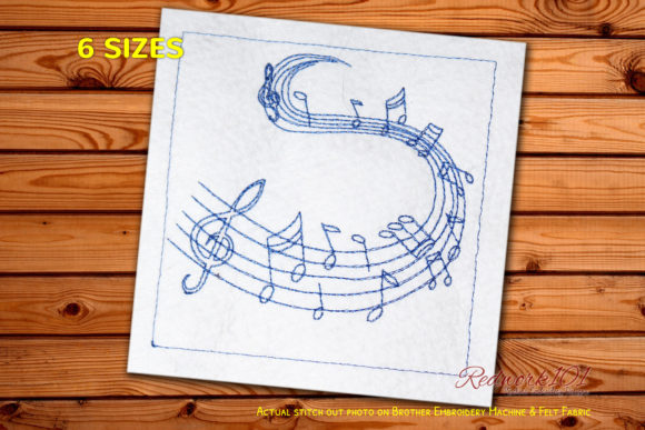 Music Notes Design Review for Boutique Apparel