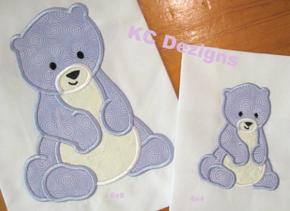 Polar Bear Applique: A Warm, Whimsical Embroidery Design for Meaningful Gifts